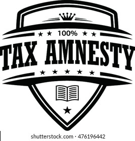 Tax free amnesty icon