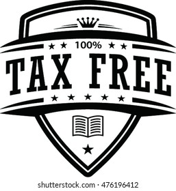 Tax free icon