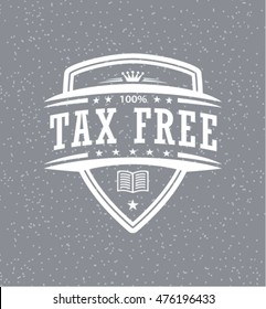Tax free icon