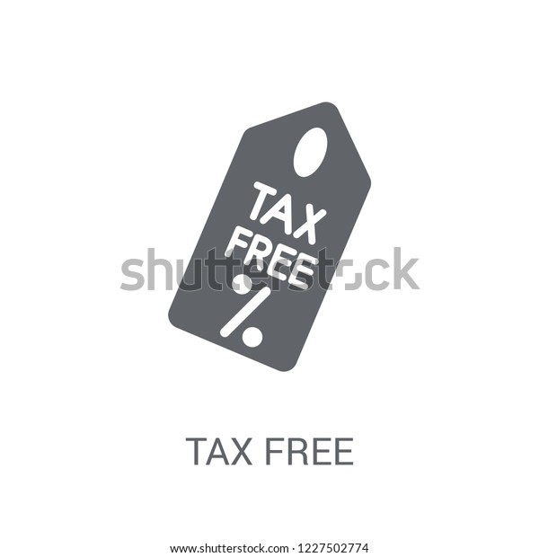 Tax Free Icon Trendy Tax Free Stock Vector Royalty Free 1227502774