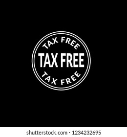 Tax free icon,emblem, label, badge,sticker, logo. Designed for your web site design, logo, app, UI