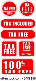 Tax Free, sticker