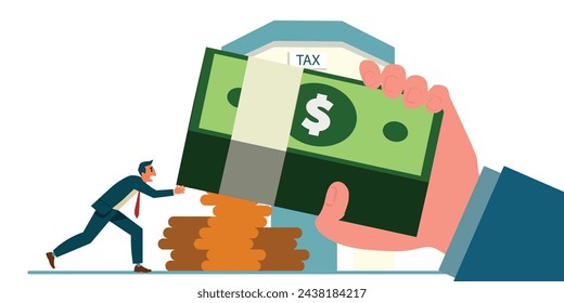 Tax hike, government increase tax or steal money from people, debt or loan interest to pay off, unethical people overcharge bills, greed businessman hold small people shaking to get all their money.