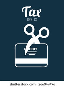 tax icon design, vector illustration eps10 graphic 