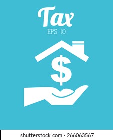 tax icon design, vector illustration eps10 graphic 