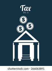 tax icon design, vector illustration eps10 graphic 