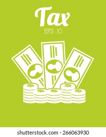 tax icon design, vector illustration eps10 graphic 