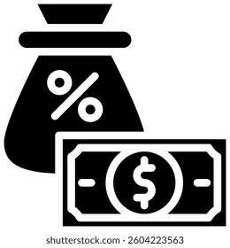 Tax Icon Element For Design
