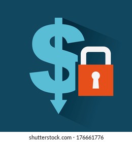 tax icon over  blue background vector illustration