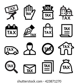 Tax Icon Set