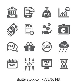 Tax Icon Set