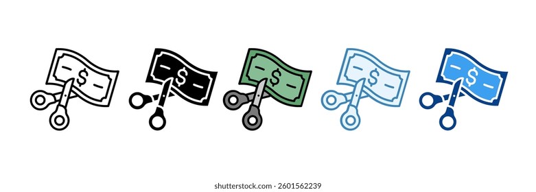 Tax Icon Set Multiple Style Collection