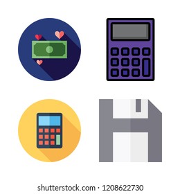 tax icon set. vector set about calculating, calculator, money and save icons set.