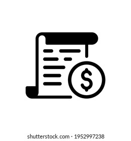 Tax icon - Simple vector illustration