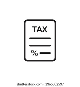 tax icon template