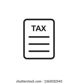 tax icon template