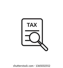 tax icon template
