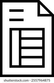 tax icon. Thin linear style design isolated on white background