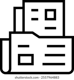 tax icon. Thin linear style design isolated on white background