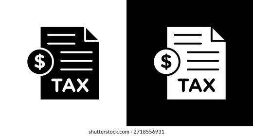 Tax icon vector illustration - high quality black style vector icons