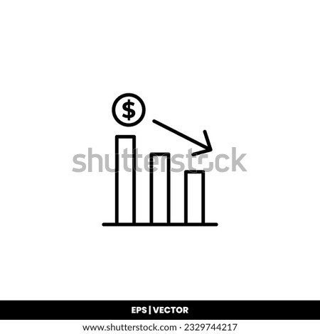 Tax icon vector illustration logo template for many purpose. Isolated on white background.