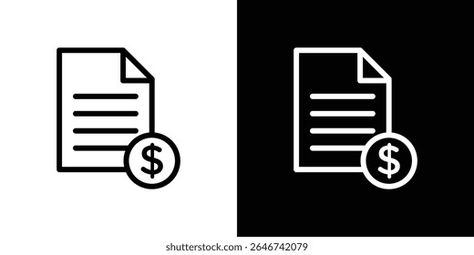 Tax icon vector simple element illustration editable