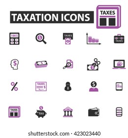 tax icons
