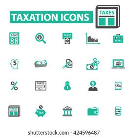 tax icons
