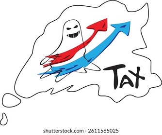 tax increasingly scary like a ghost