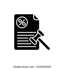 Tax Law Icon In Vector. Logotype