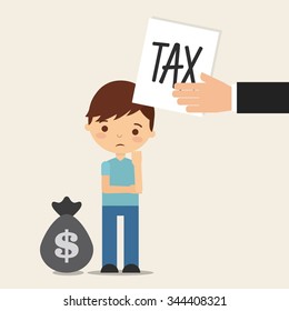 tax liability design, vector illustration eps10 graphic 