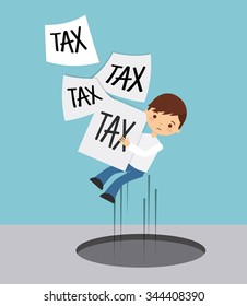 tax liability design, vector illustration eps10 graphic 