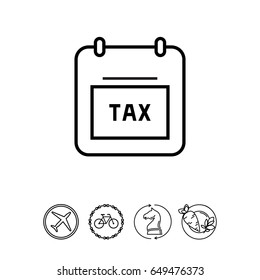 Tax note icon
