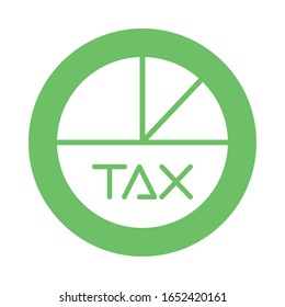 diseño gráfico gráfico vectorial de estadísticas de obligaciones fiscales