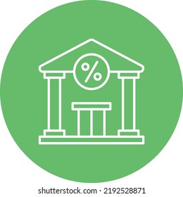 Tax Office vector icon. Can be used for printing, mobile and web applications.