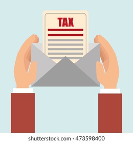 tax payment budget return vector illustration eps 10