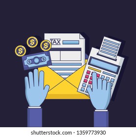 tax payment concept