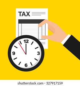 tax payment design, vector illustration eps10 graphic 