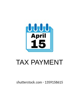Tax payment icon. Tax payment symbol design. Stock - Vector illustration can be used for web
