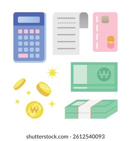 Tax Payments Taxes, Income Taxes, Consultants, Finance and Accounting, Refunds, Vector Illustrations