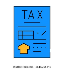 tax reduction if person working from home line icon vector. tax reduction if person working from home sign. isolated symbol illustration
