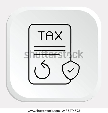 Tax Refund Icon - Visualizing Financial Returns and Reimbursements After Tax Payments