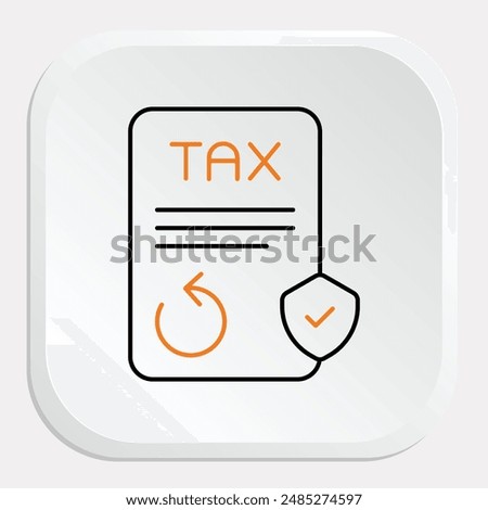 Tax Refund Icon - Visualizing Financial Returns and Reimbursements After Tax Payments