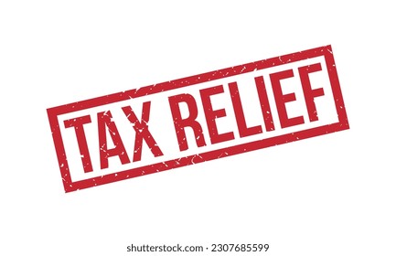 Tax Relief Rubber Stamp Seal Vector