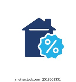 tax residence colored icon vector design good for web or mobile app