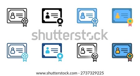 Tax Residency icons set multiple style collection. Editable stroke 
