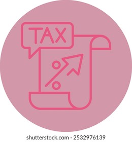 Tax Return icon design for personal commercial use