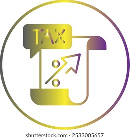 Tax Return icon design for personal commercial use