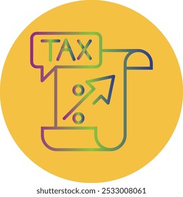 Tax Return icon design for personal commercial use