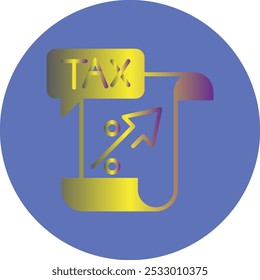 Tax Return icon design for personal commercial use